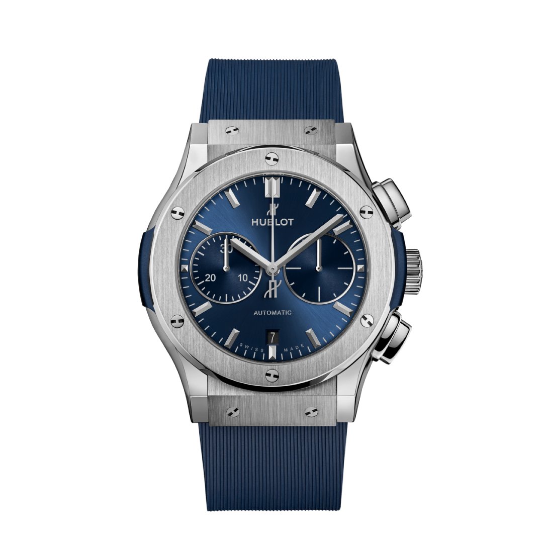 CLASSIC FUSION CHRONOGRAPH TITANIUM BLUE