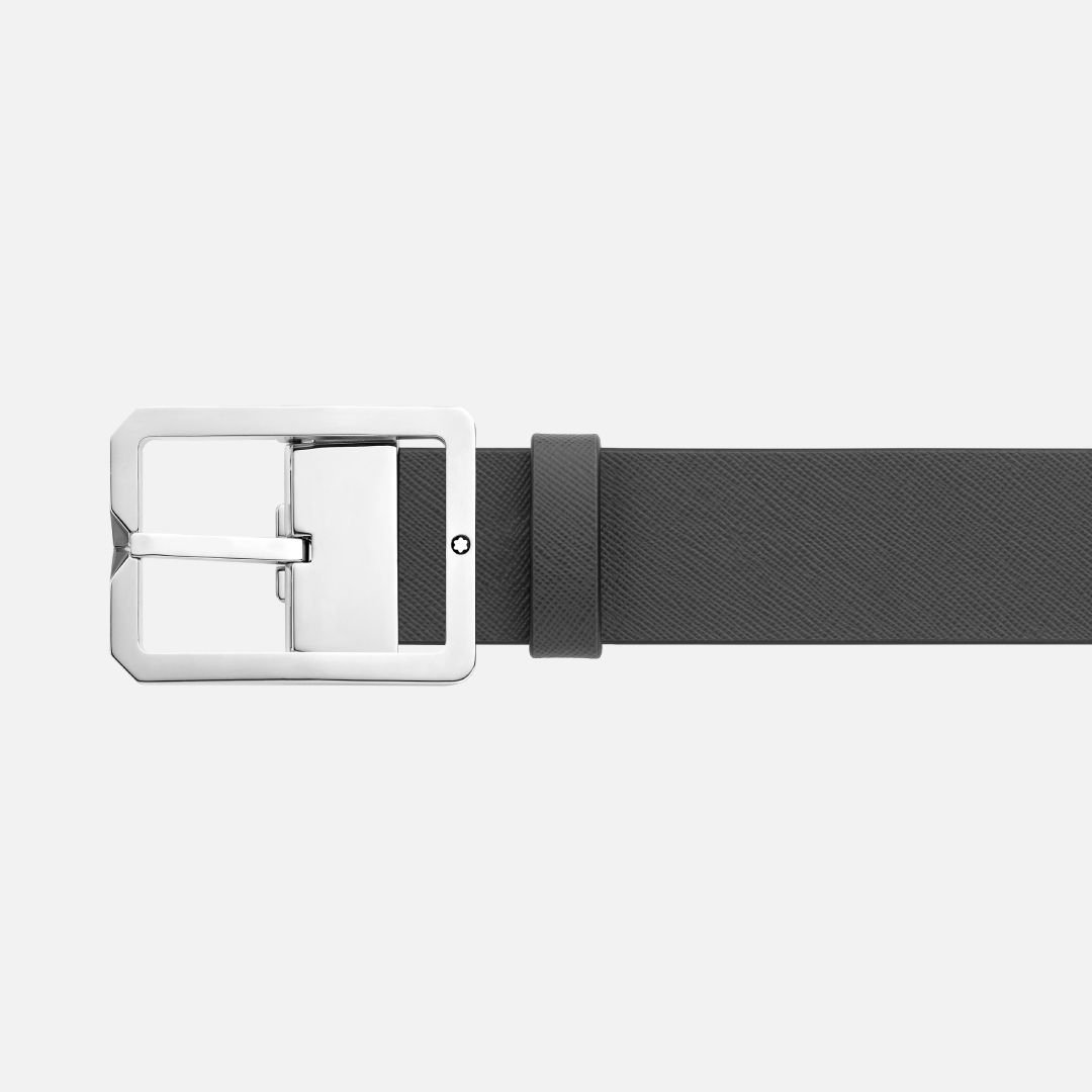 BROWN/GREY 35 MM REVERSIBLE LEATHER BELT