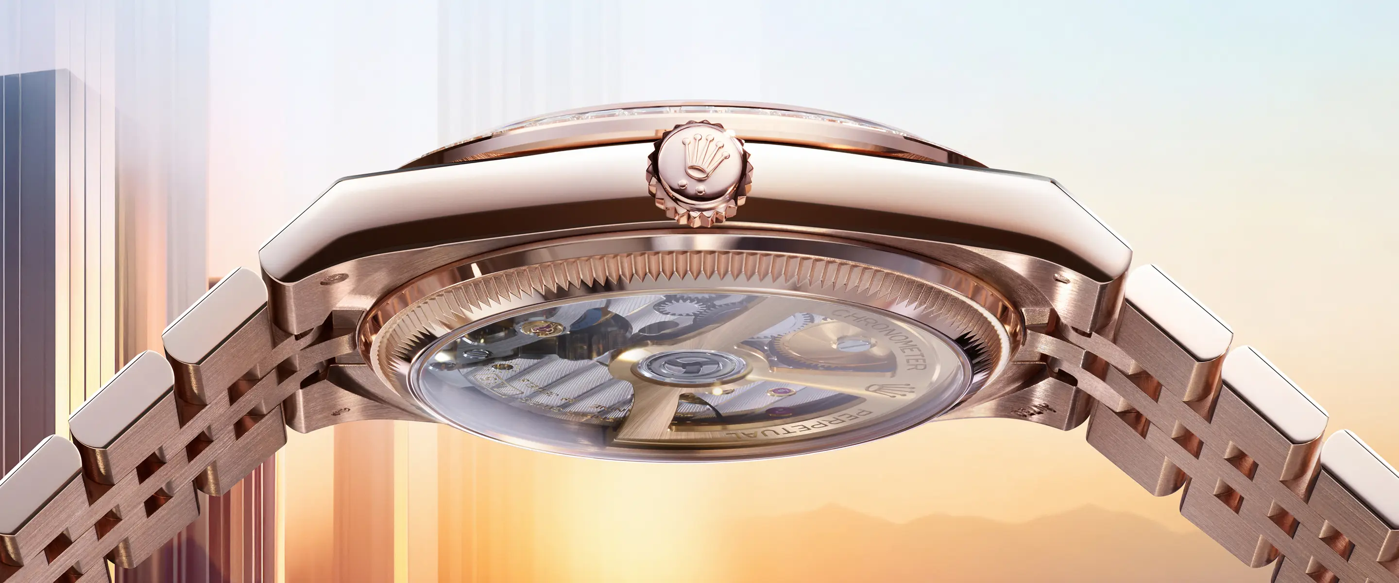 Rolex Land-Dweller transparent case back - Regency Watch