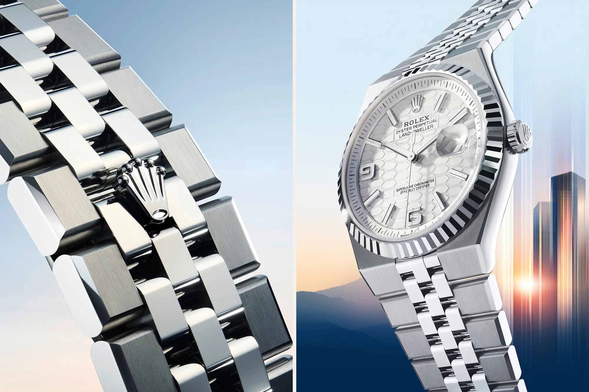 Rolex Land-Dweller Flat Jubilee bracelet - Regency Watch