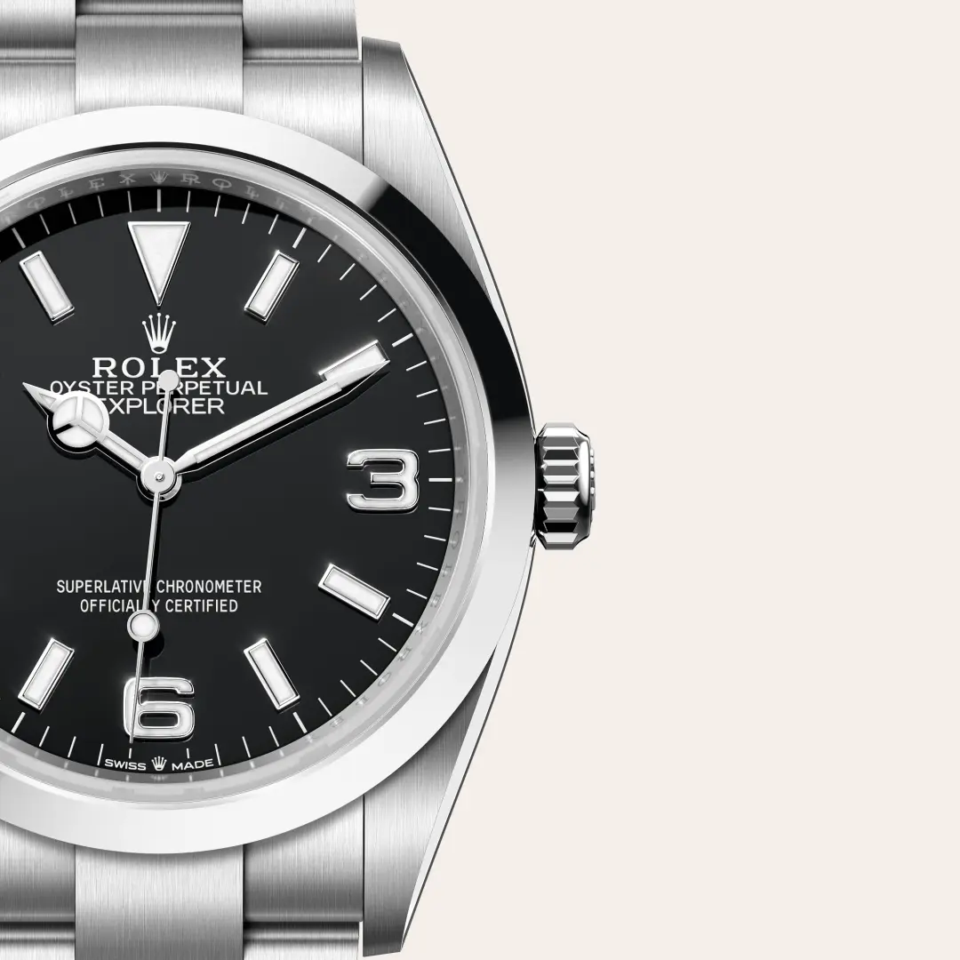 Rolex 
EXPLORER
Oyster, 36 mm, Oystersteel
M124270-0001