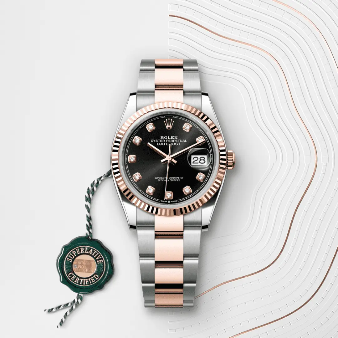 Rolex 
DATEJUST
Oyster, 36 mm, Oystersteel and Everose gold
M126231-0020