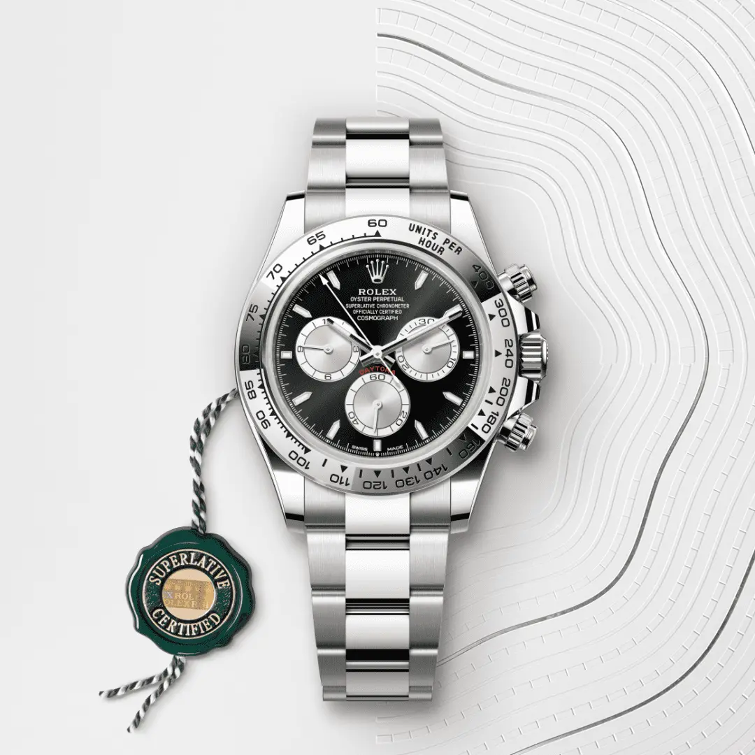 Rolex 
COSMOGRAPH DAYTONA
Oyster, 40 mm, white gold
M126509-0001