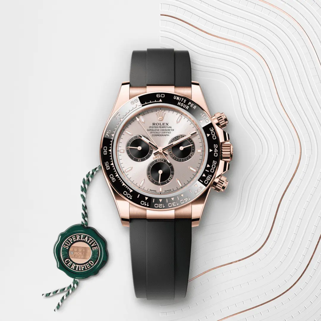Rolex 
COSMOGRAPH DAYTONA
Oyster, 40 mm, Everose gold
M126515LN-0006