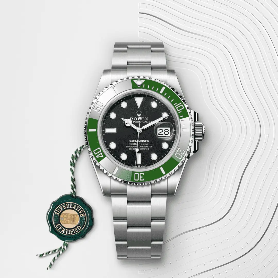 Rolex 
SUBMARINER
Oyster, 41 mm, Oystersteel
M126610LV-0002