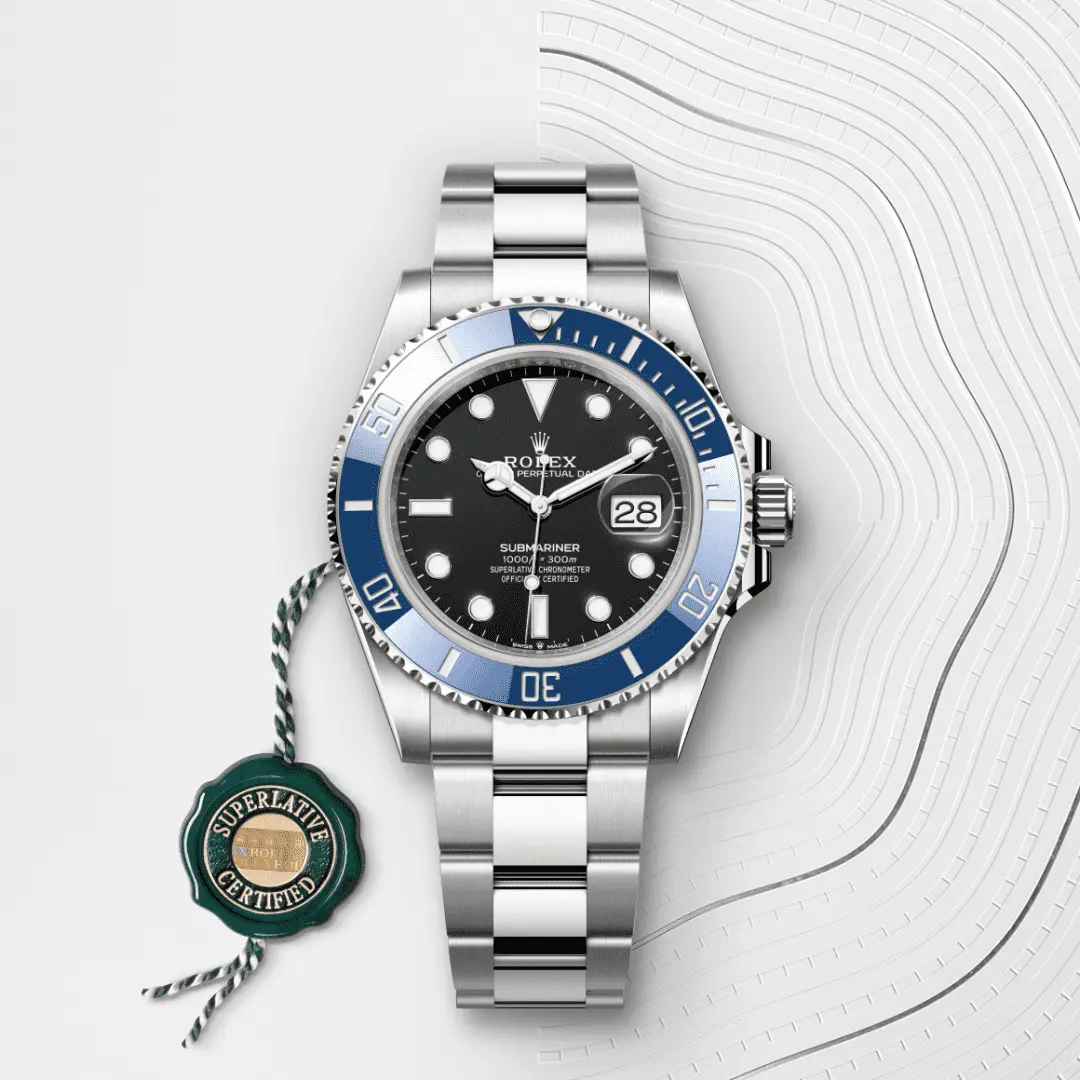 Rolex 
SUBMARINER
Oyster, 41 mm, white gold
M126619LB-0003