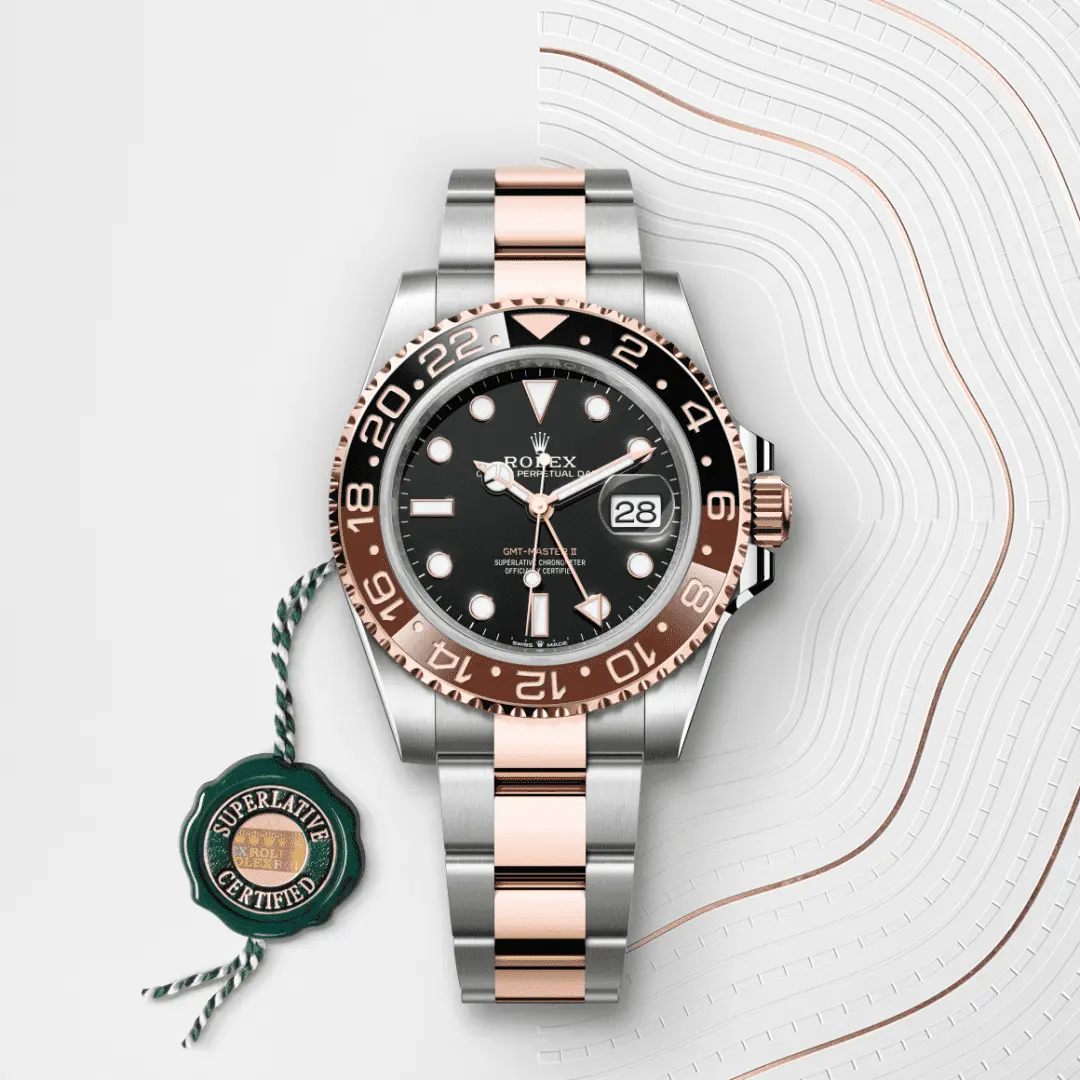Rolex 
GMT-MASTER II
Oyster, 40 mm, Oystersteel and Everose gold
M126711CHNR-0002