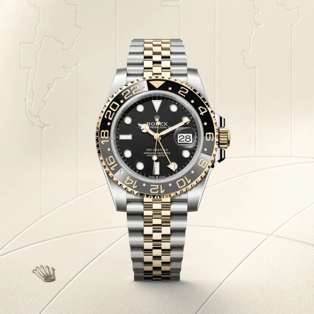 Rolex 
GMT-MASTER II
Oyster, 40 mm, Oystersteel and yellow gold
M126713GRNR-0001
