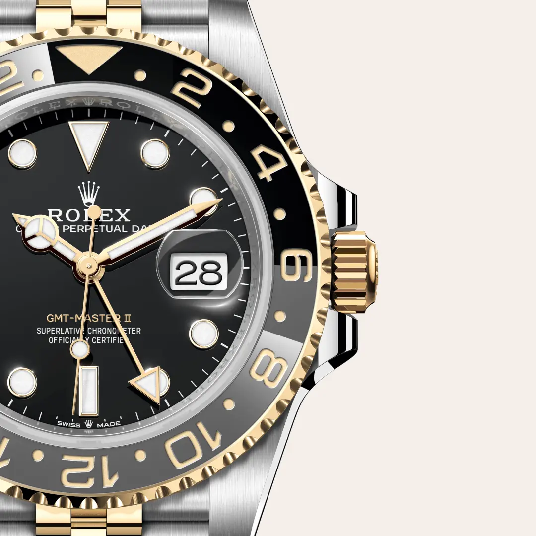 Rolex 
GMT-MASTER II
Oyster, 40 mm, Oystersteel and yellow gold
M126713GRNR-0001
