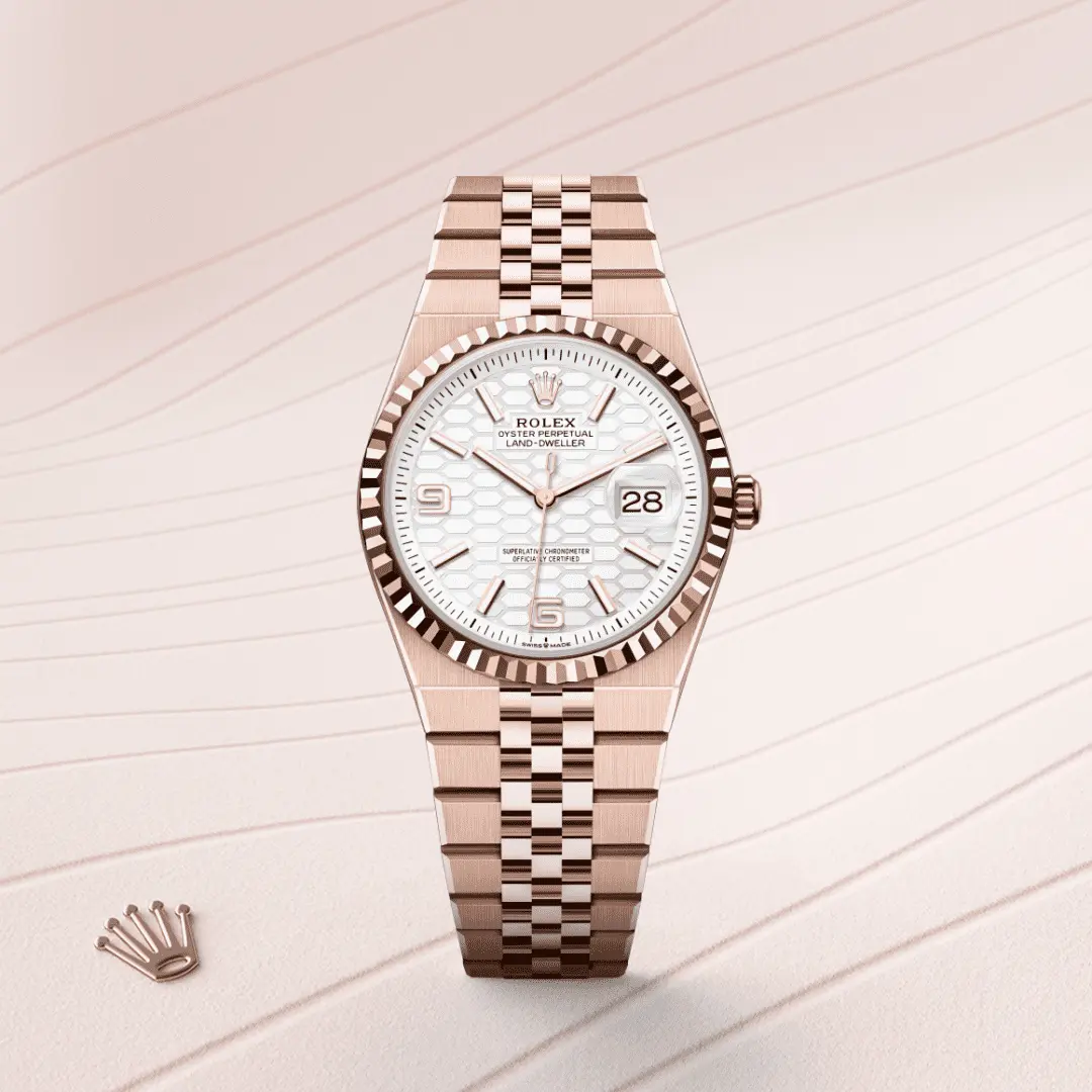 Rolex 
Land-Dweller 36
Oyster, 36 mm, Everose gold
M127235-0001