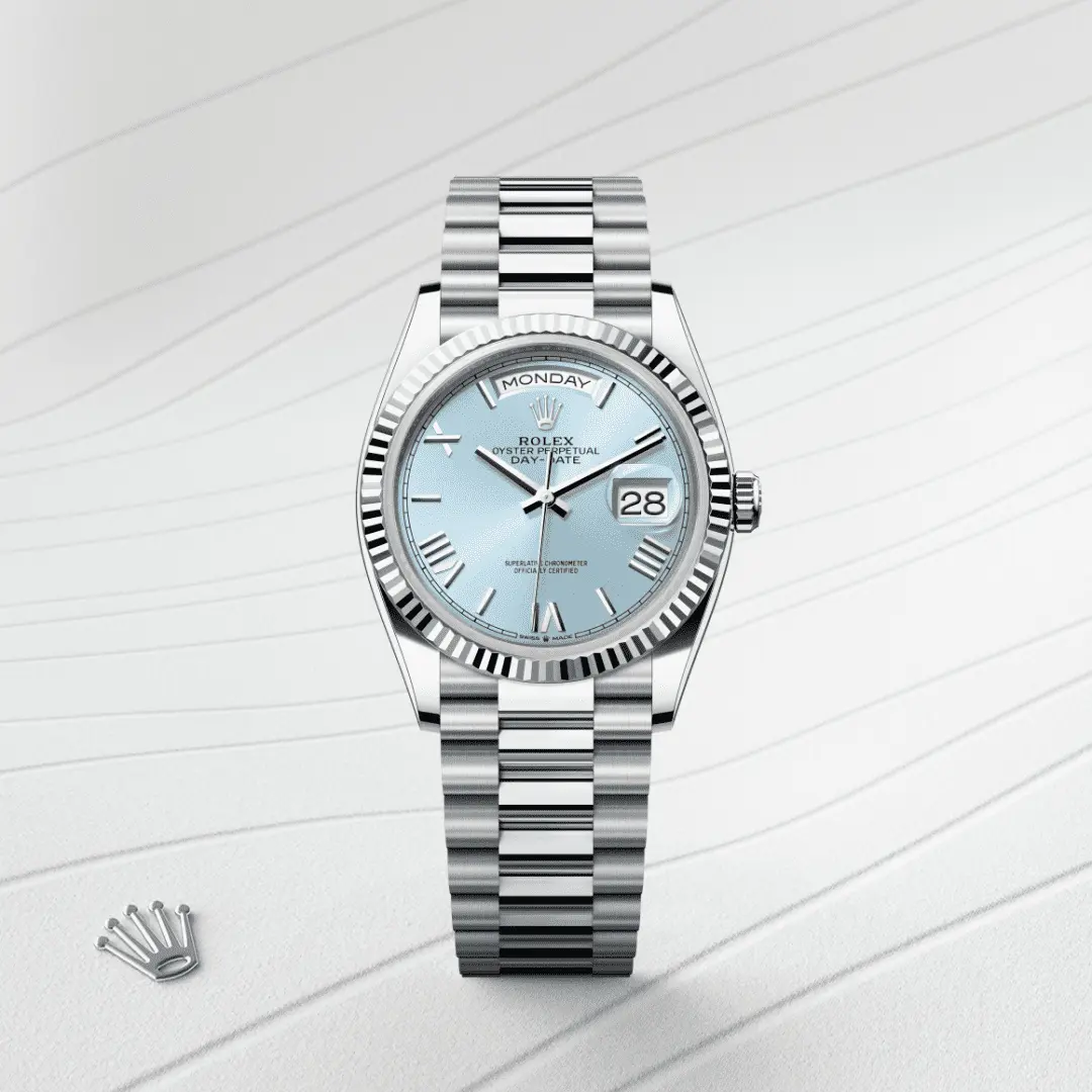 Rolex 
DAY-DATE
Oyster, 36 mm, platinum
M128236-0018