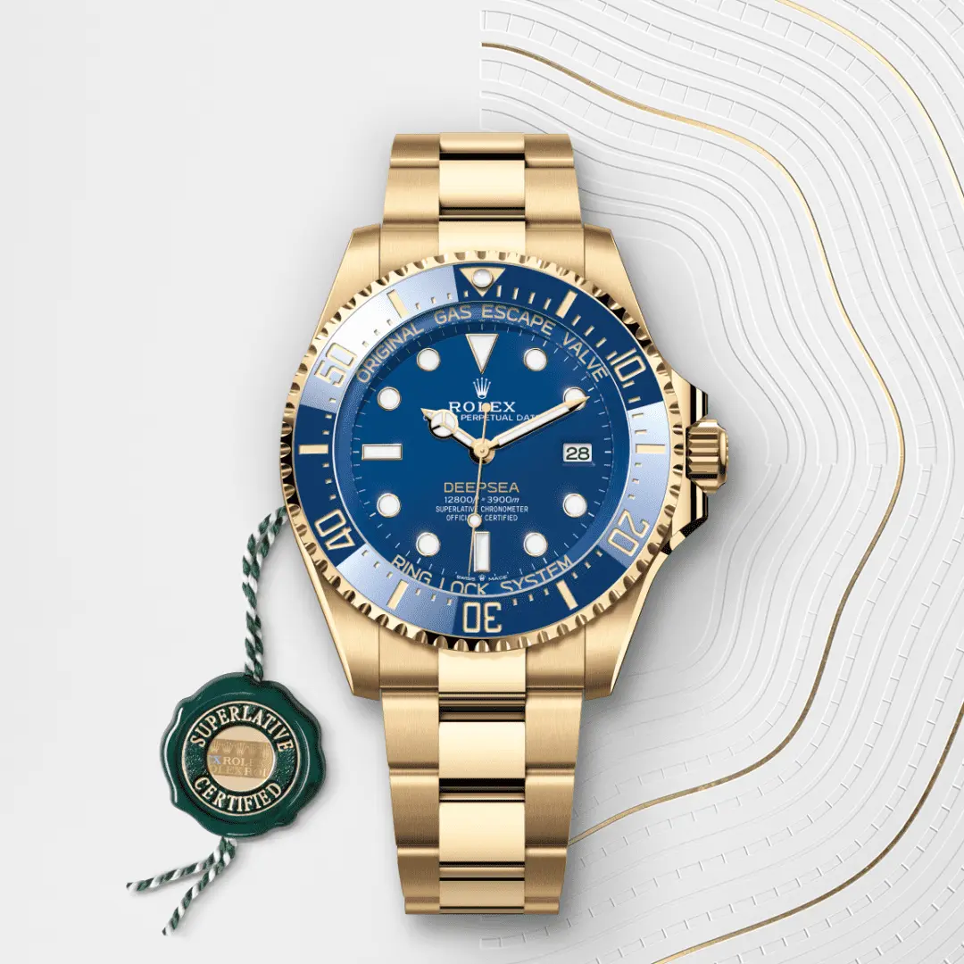 Rolex 
DEEPSEA
Oyster, 44 mm, yellow gold
M136668LB-0001
