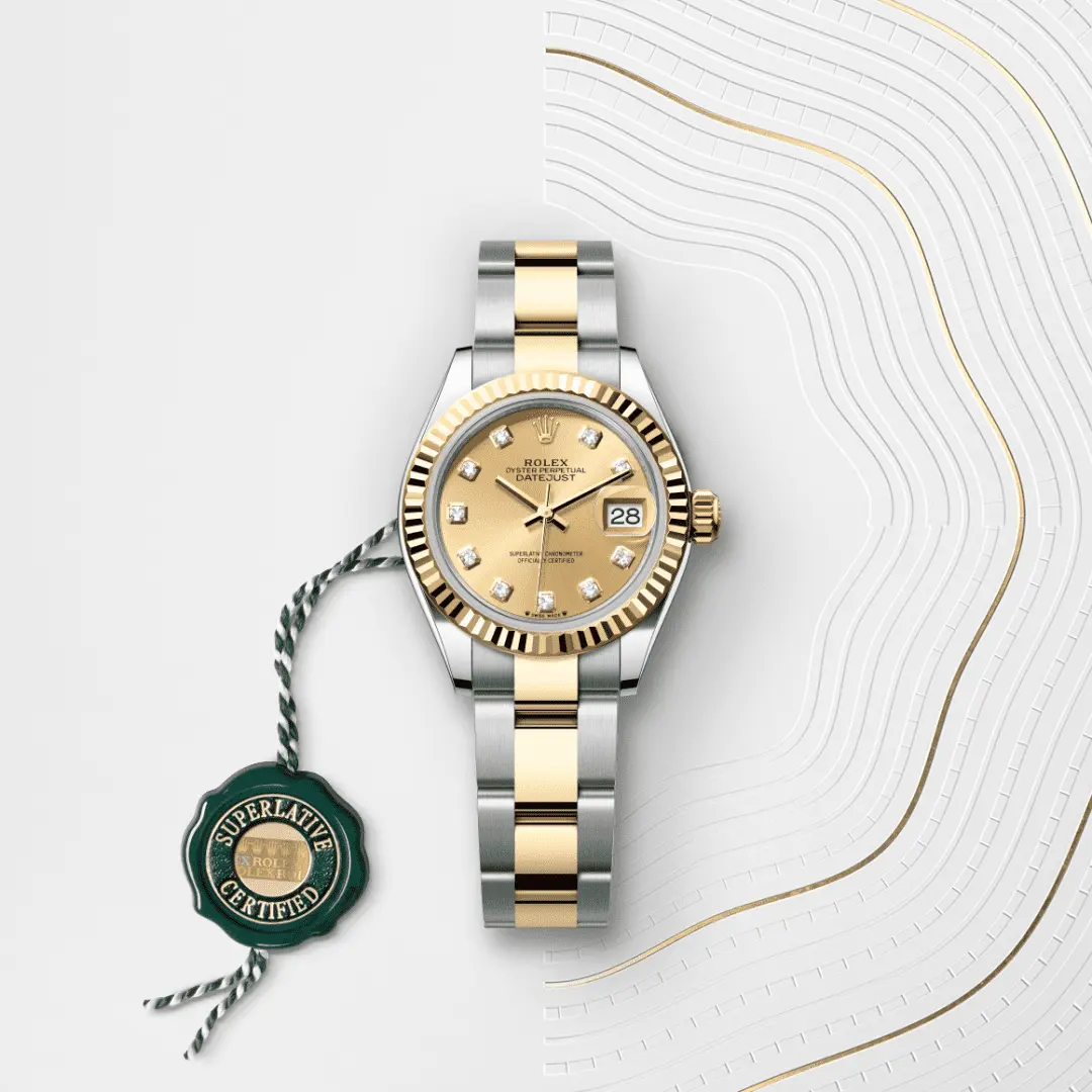 Rolex 
LADY-DATEJUST
Oyster, 28 mm, Oystersteel and yellow gold
M279173-0012