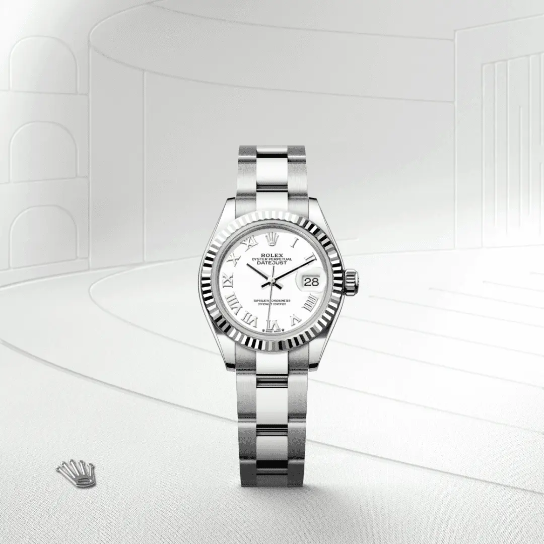 Rolex 
LADY-DATEJUST
Oyster, 28 mm, Oystersteel and white gold
M279174-0020