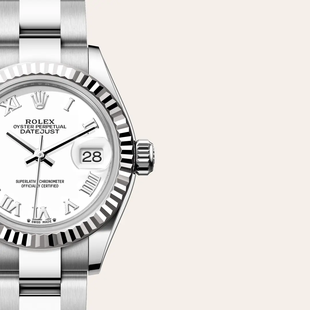 Rolex 
LADY-DATEJUST
Oyster, 28 mm, Oystersteel and white gold
M279174-0020