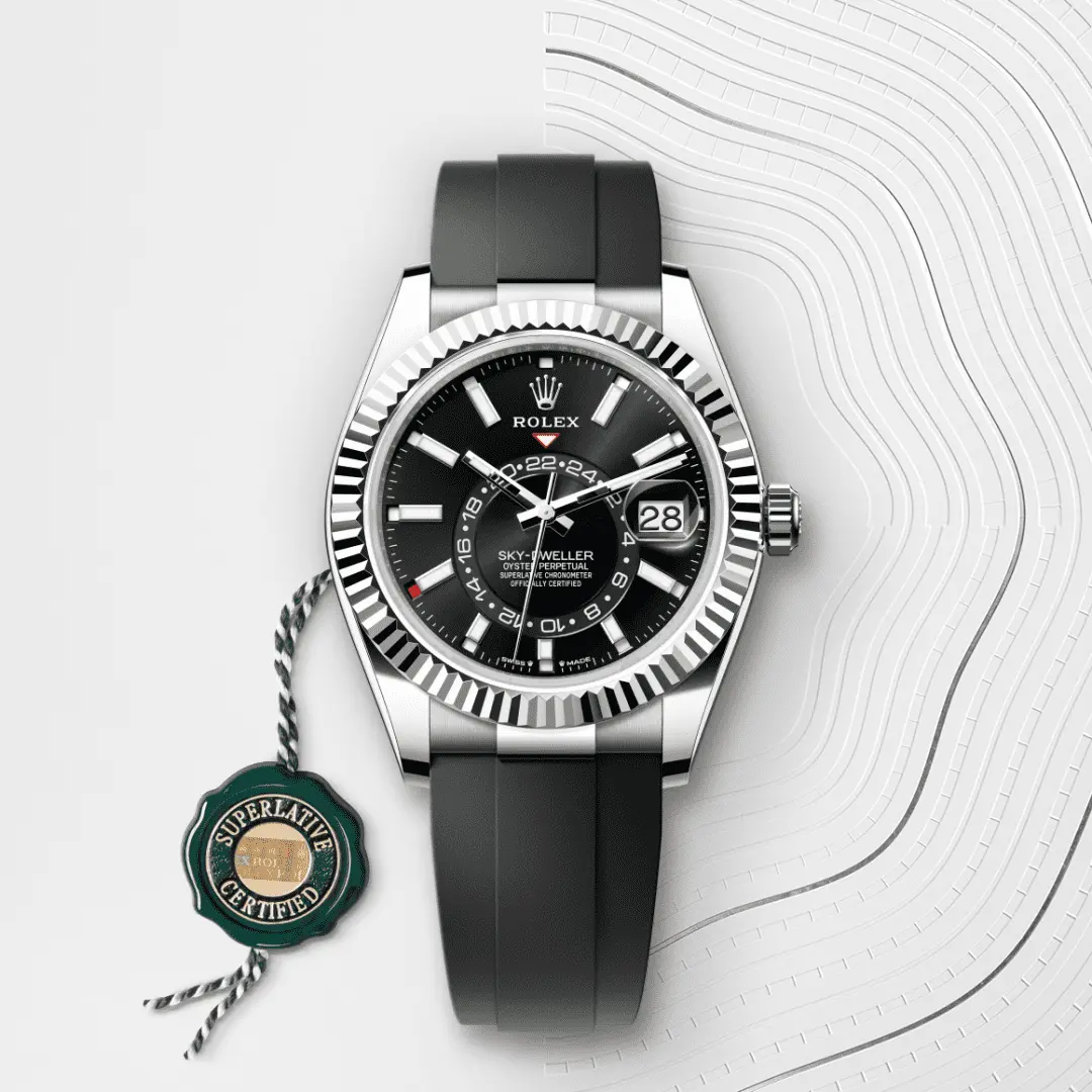 Rolex 
SKY-DWELLER
Oyster, 42 mm, white gold
M336239-0002