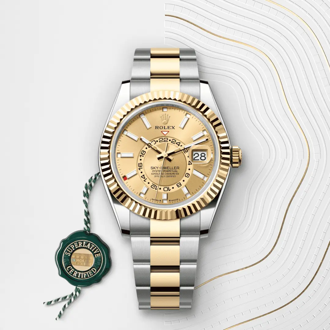 Rolex 
SKY-DWELLER
Oyster, 42 mm, Oystersteel and yellow gold
M336933-0001