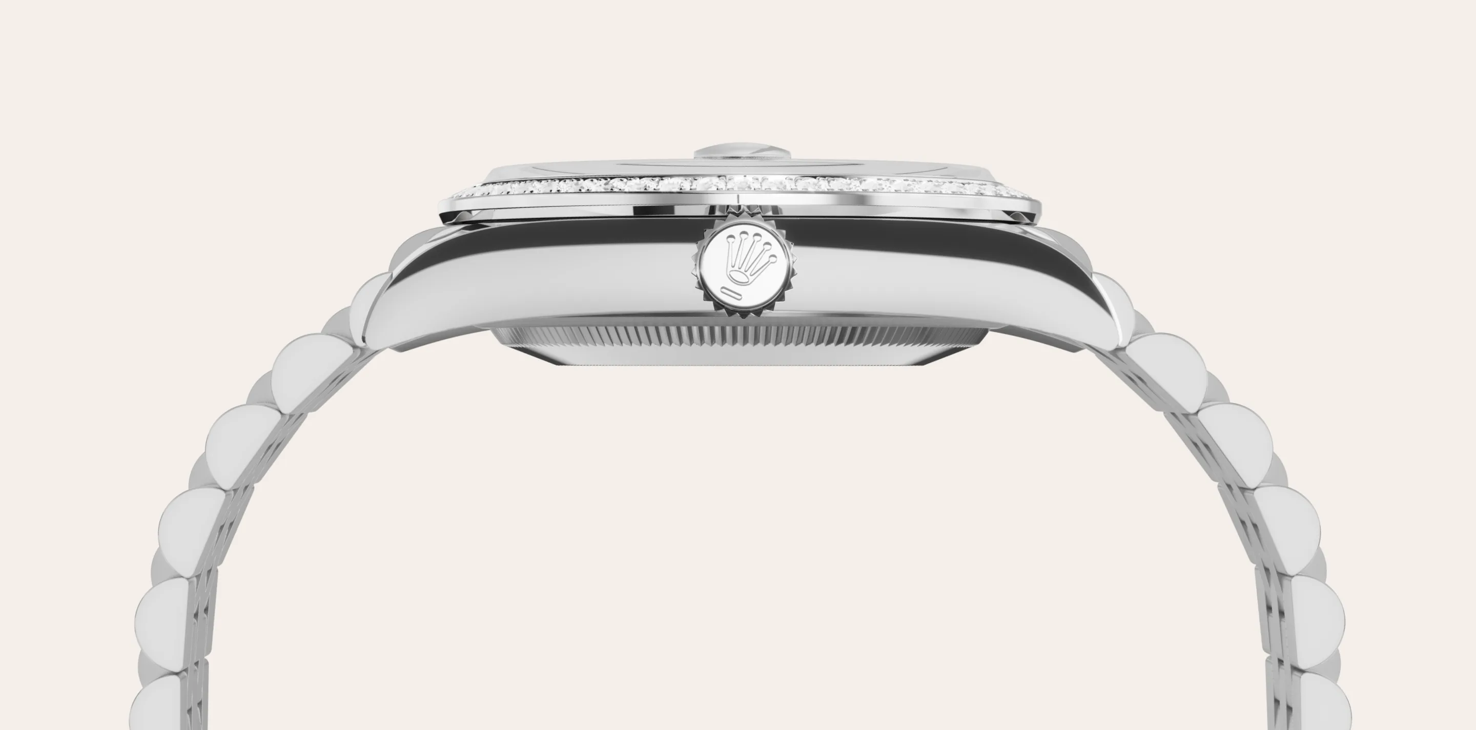 Rolex 
DATEJUST
Oyster, 36 mm, Oystersteel, white gold and diamonds
M126284RBR-0011