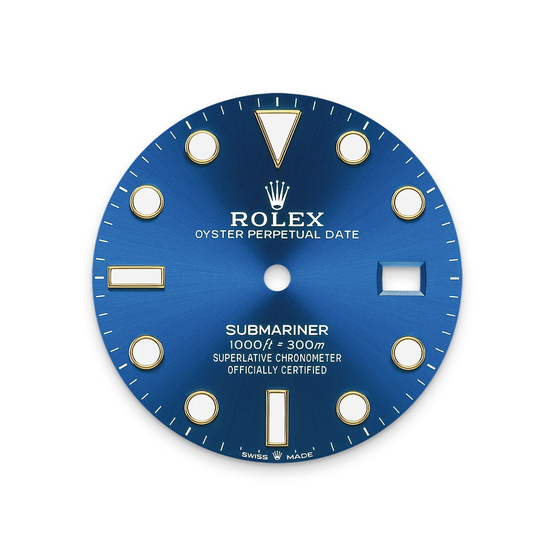 Rolex 
SUBMARINER
Oyster, 41 mm, yellow gold
M126618LB-0002