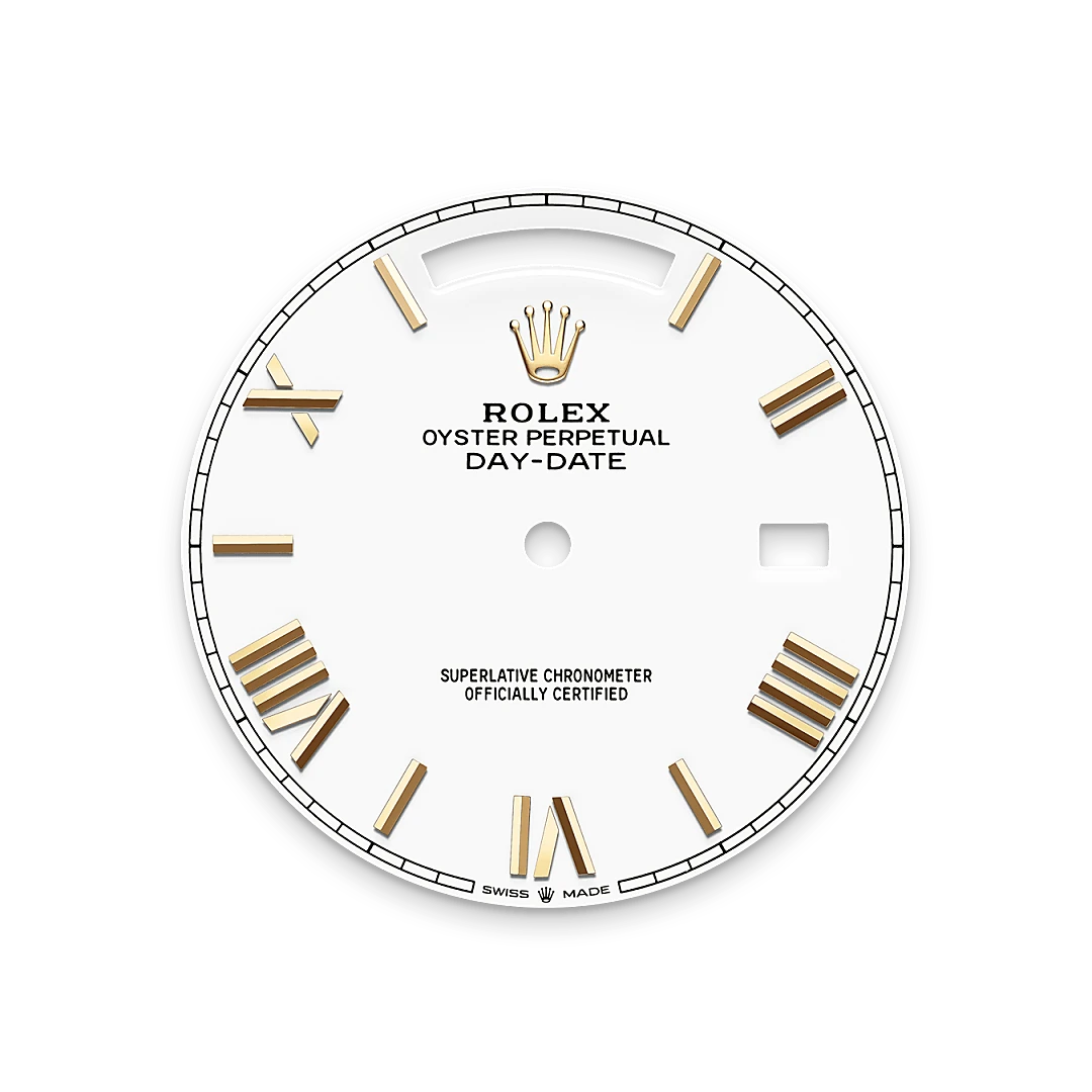 Rolex 
DAY-DATE
Oyster, 40 mm, yellow gold
M228238-0042