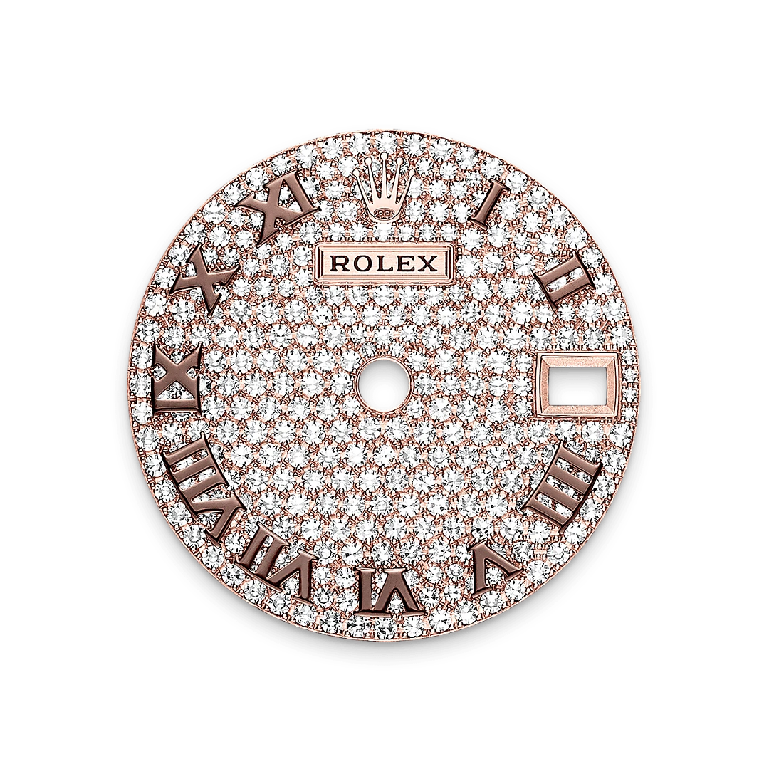 Rolex 
LADY-DATEJUST
Oyster, 28 mm, Everose gold and diamonds
M279135RBR-0021