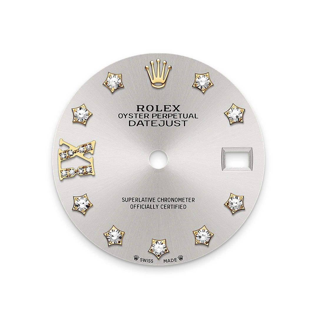 Rolex 
LADY-DATEJUST
Oyster, 28 mm, Oystersteel, yellow gold and diamonds
M279383RBR-0003