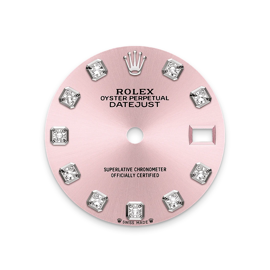 Rolex 
LADY-DATEJUST
Oyster, 28 mm, Oystersteel, white gold and diamonds
M279384RBR-0004