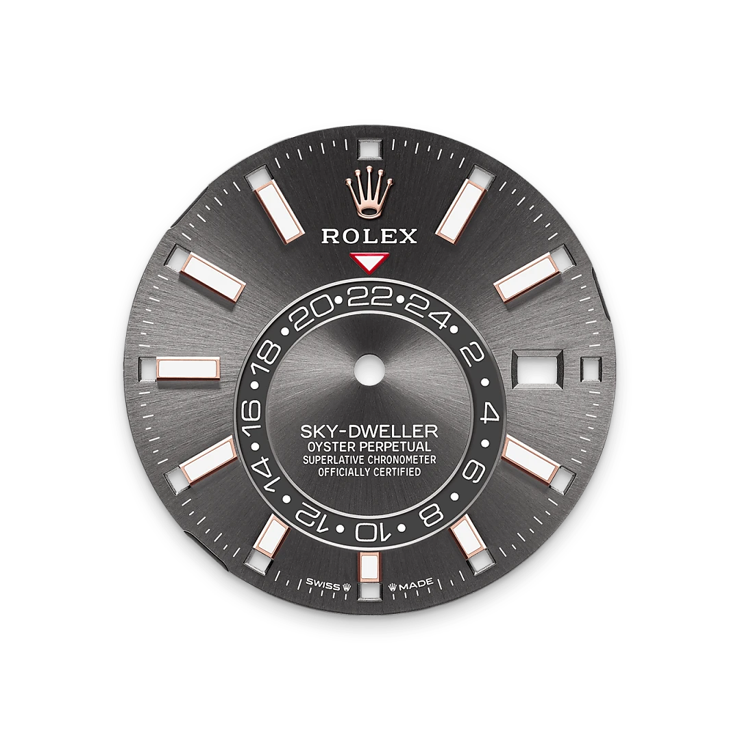 Rolex 
SKY-DWELLER
Oyster, 42 mm, Everose gold
M336935-0008