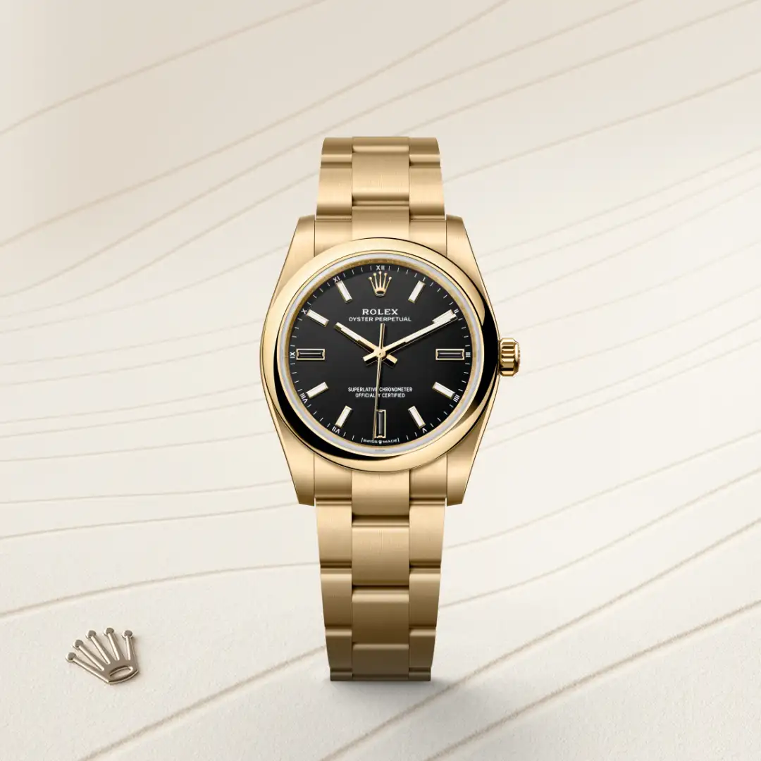 Rolex Oyster Perpetual 34
Oyster, 34 mm, yellow gold
M124208-0001