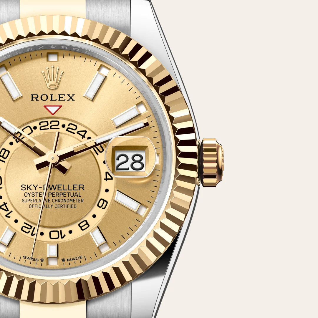 Rolex 
SKY-DWELLER
Oyster, 42 mm, Oystersteel and yellow gold
M336933-0001
