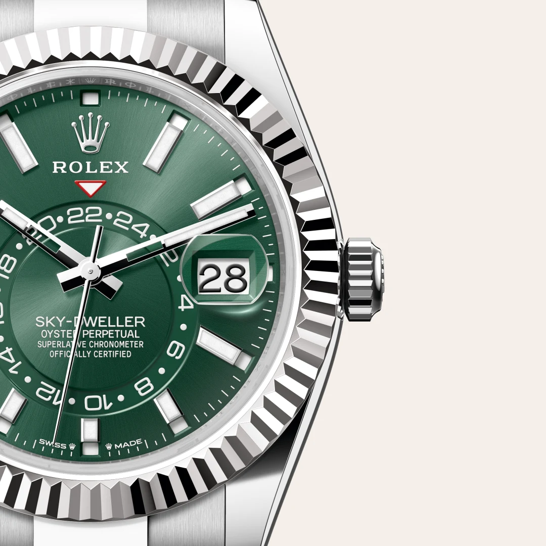 Rolex 
SKY-DWELLER
Oyster, 42 mm, Oystersteel and white gold
M336934-0001