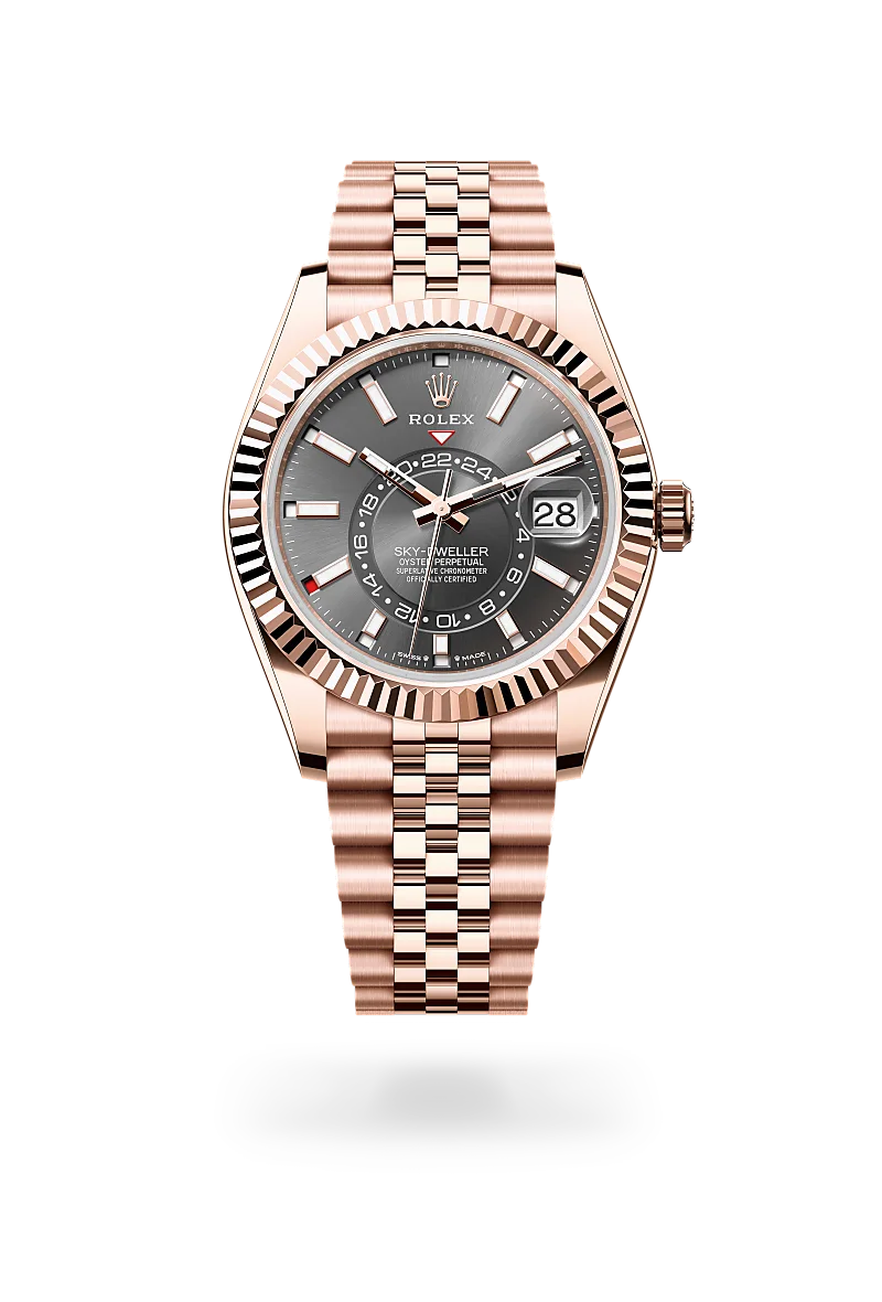 Rolex 
SKY-DWELLER
Oyster, 42 mm, Everose gold
M336935-0008