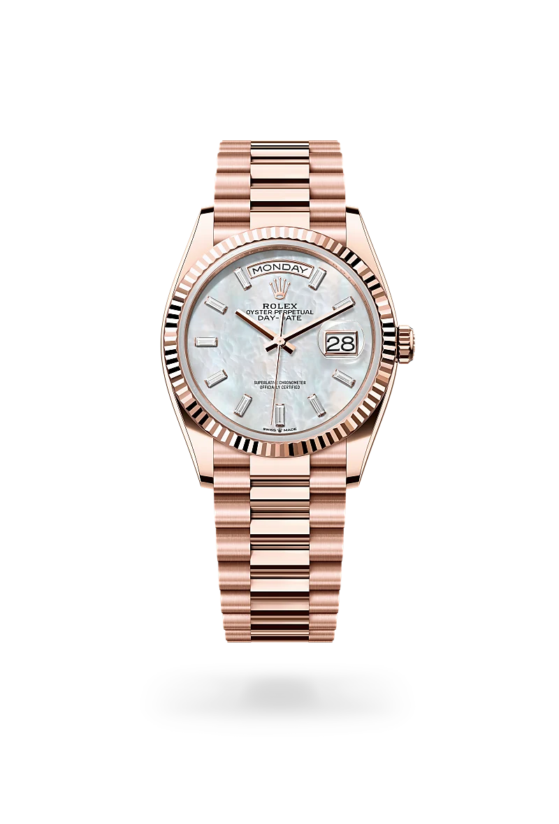 Rolex 
DAY-DATE
Oyster, 36 mm, Everose gold
M128235-0078