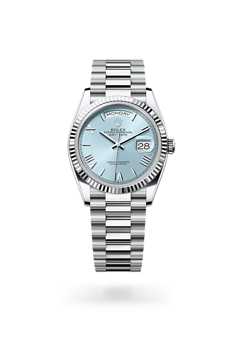 Rolex 
DAY-DATE
Oyster, 36 mm, platinum
M128236-0018