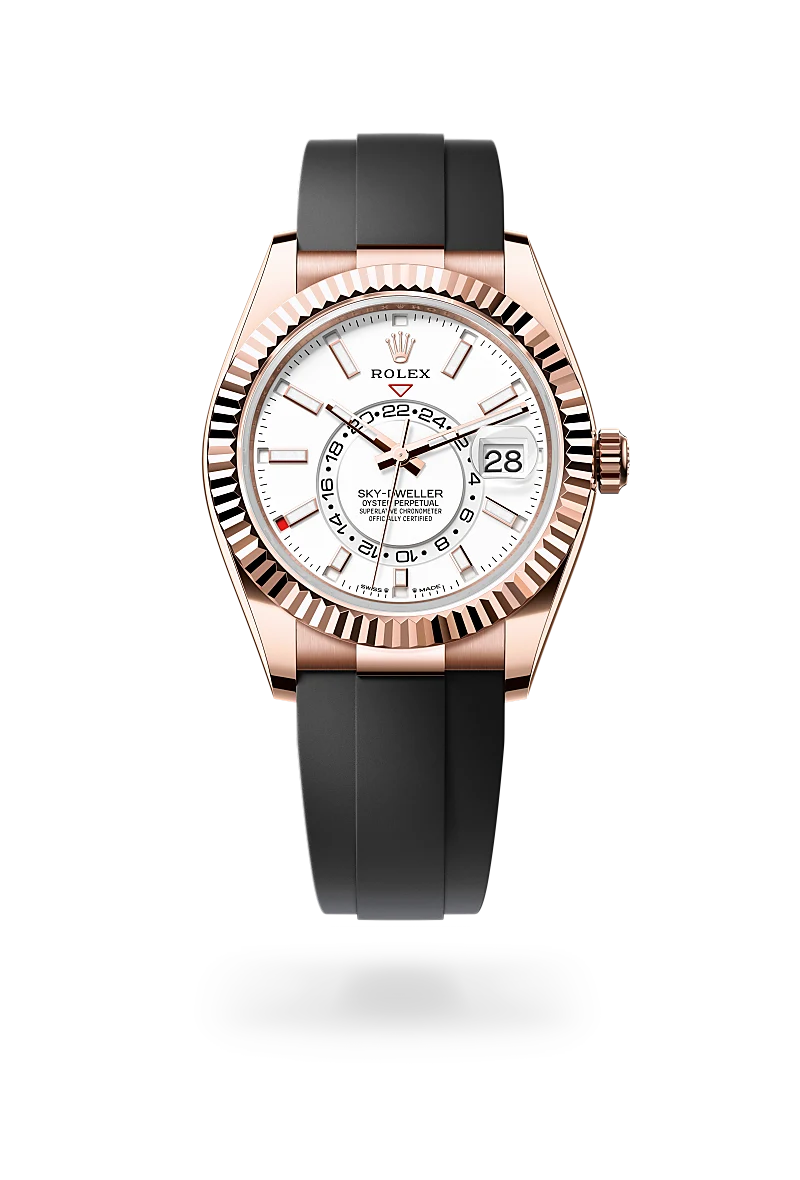 Rolex 
SKY-DWELLER
Oyster, 42 mm, Everose gold
M336235-0003